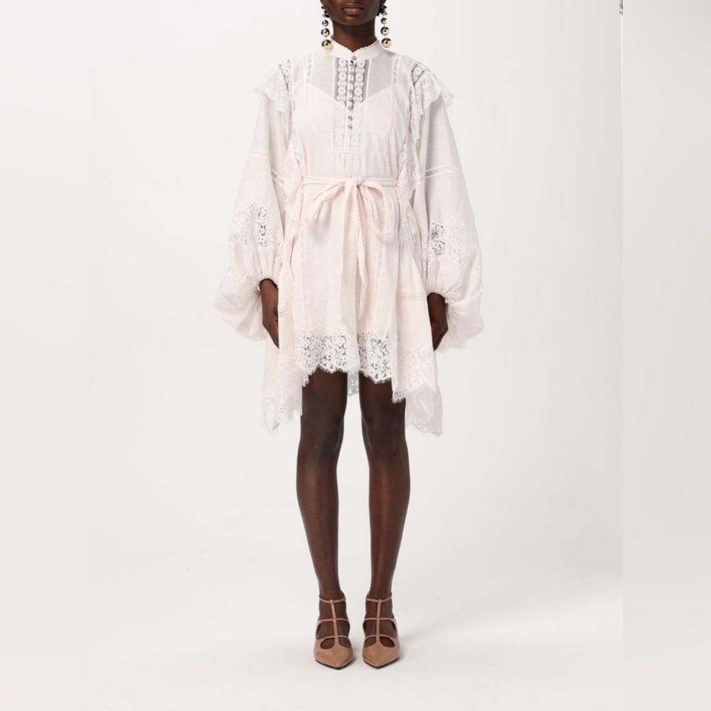 ZIMMERMANN
CRUSH LACE BILLOW MINI DRESS